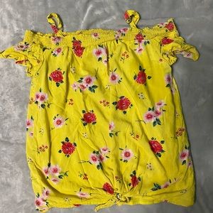 Abercrombie kids girl floral top